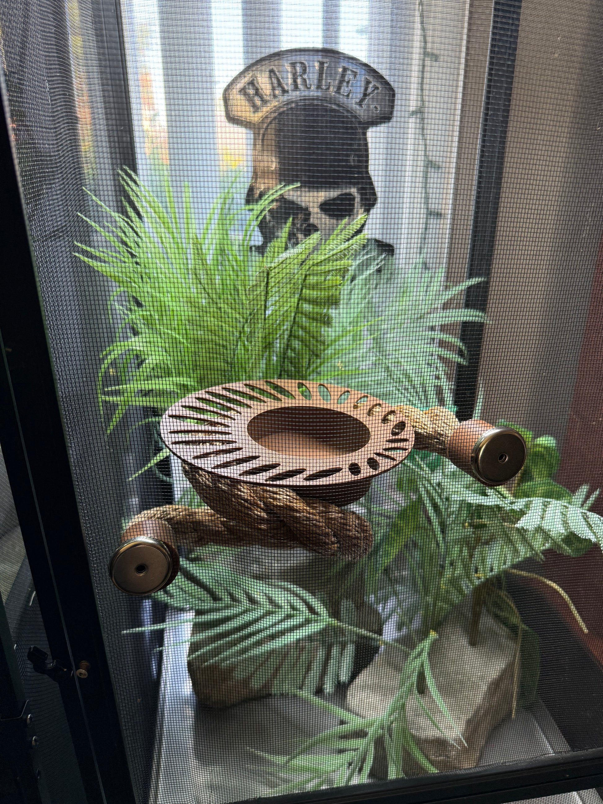 Magnetic Jungle Rope with Feeding dish and deck